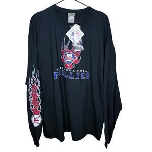 2004 Liquid Blue Philadelphia Phillies MLB Long Sleeve Mens T-Shirt XL NEW